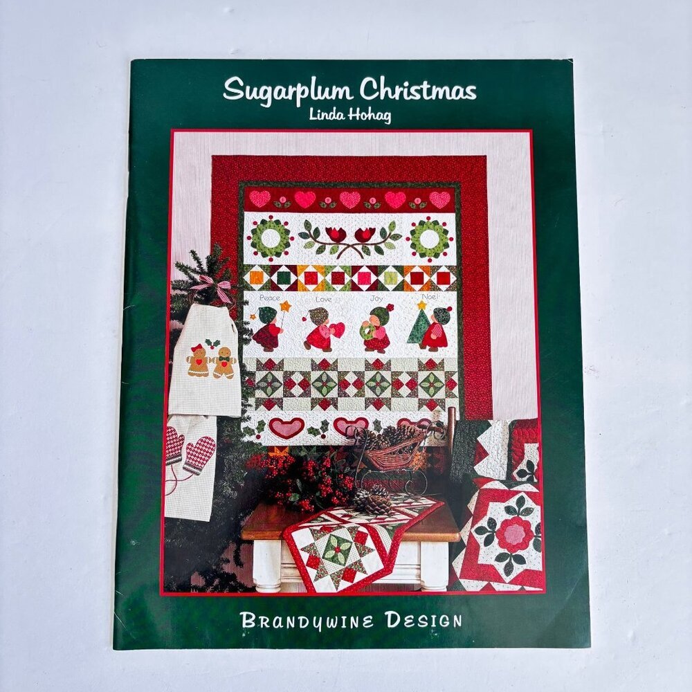 Sugarplum Christmas‎ Quilt Pattern Book L Hohag Brandywine Design Vtg 2004